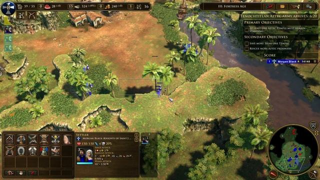 Age of Empire 3: DE (Part-5 Temples of the Aztec) смотреть онлайн