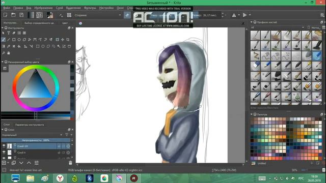 SpeedPaint ночь смотреть онлайн