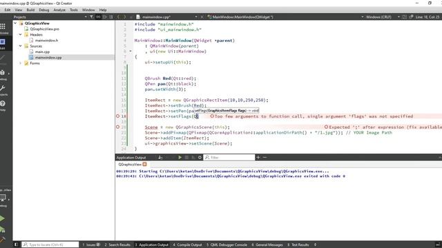 Qt QGraphicsItem | Add QGraphicsItem In QGraphicsView | Qt C++ | Qt Creator | Qt Tutorial смотреть онлайн