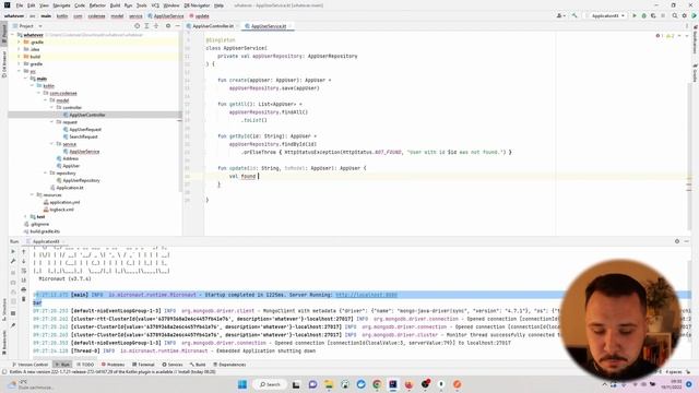 REST API With Micronaut, Kotlin, and MongoDB #8 - Add a PUT Endpoint смотреть онлайн