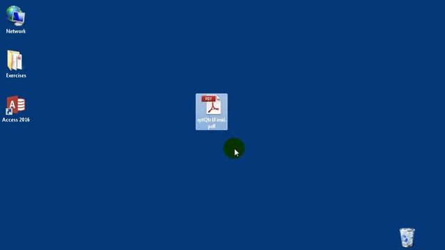 Microsoft Access 2016 Reports: Export to PDF or XPS смотреть онлайн