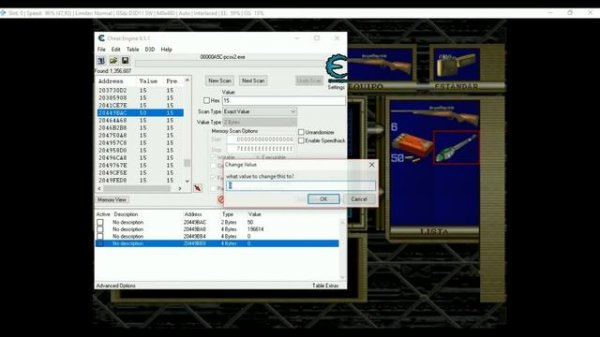 Resident Evil Code: Veronica X (PCSX2) - Cheat engine