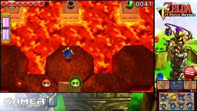 The Legend of Zelda: Tri Force Heroes - Fire Temple Guide Guide смотреть онлайн