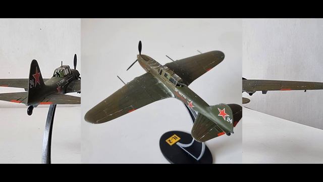 Ил-2 с 37-мм. пушками( Zvezda) 72 scale- фотоотчет смотреть онлайн