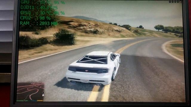 Test GTA V on Athlon II X2 250 + 9800GT смотреть онлайн