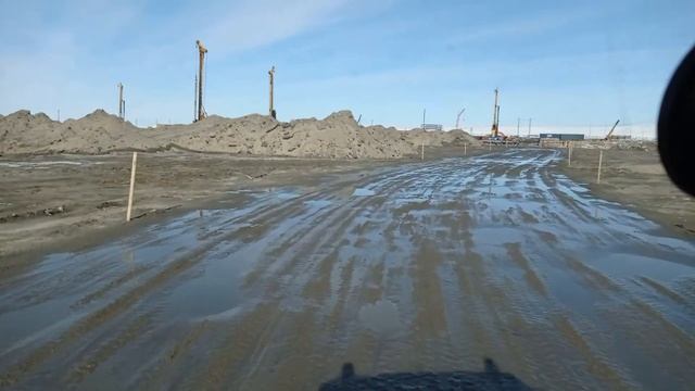 РАБОТА НА БЕНЗОВОЗЕ.Резкое потепление.Вахта.Первая вахта.Ямал. Начало работы в РосДорСтрой.Часть 38 смотреть онлайн