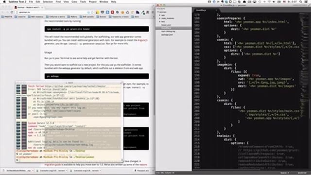 Yeoman или как за минимильное время cоздать идеальную front-end среду для старта веб проекта ? смотреть онлайн