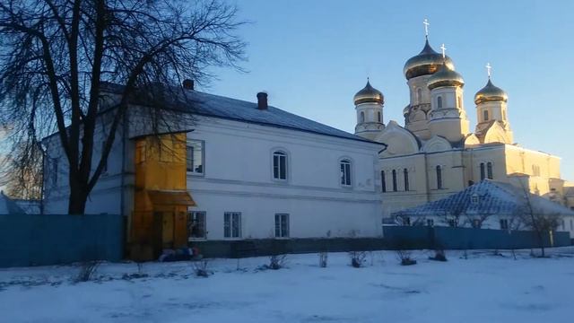 Казанский женский монастырь. Тверская об., г. Вышний Волочок. 7января 2018г. Рождество🎄 смотреть онлайн