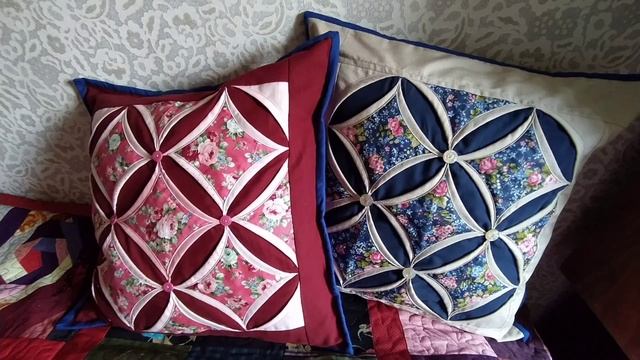 69. Лоскутное шитьё (Пэчворк). Наволочки на подушки из мужских рубашек. смотреть онлайн