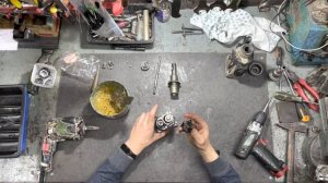 Ремонт перфоратора HITACHI DH24PC3 замена ствола