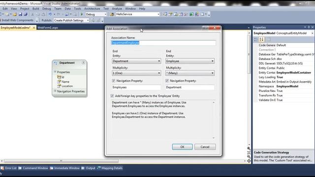 Part 2 Entity Framework Model First Approach смотреть онлайн