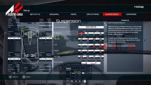 ASSETTO CORSA MERCEDES AMG GT3 MONZA BASE SETUP смотреть онлайн