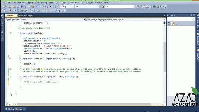 C# Datagridview row sorting смотреть онлайн