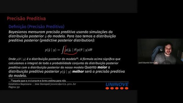 Estatística Bayesiana - Aula 12 - Comparação de Modelos [Teórica]