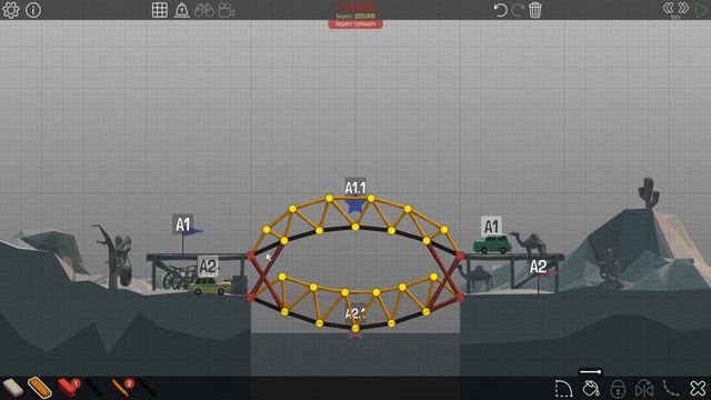 #3 Гигантские мосты ❊ Poly Bridge смотреть онлайн
