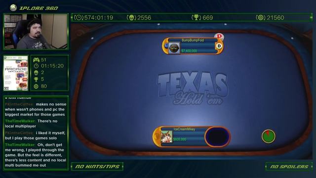 Xbox Live Arcade Unplugged Vol. 1 - Texas Hold'em (Part 1) смотреть онлайн