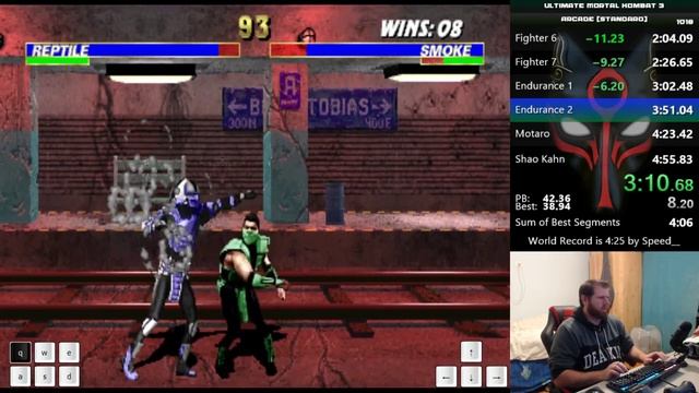 Ultimate Mortal Kombat 3 (Arcade) - Speedrun - Standard - Smoke - 4:52 [PB] смотреть онлайн