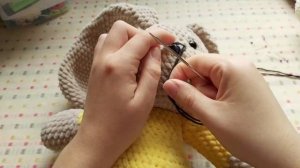 Как вышить мордочку зайцу? Как я оформляю мордочки зайцам по МК М. Григоревской? Подробный МК