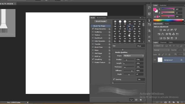 How to use Brush Tool and Pencil Tool in Photoshop | Tutorial (12) | Design By Faizan смотреть онлайн