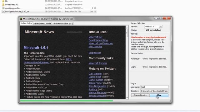 [Tutorial Minecraft] Actualizar a 1.6.1 No Premium смотреть онлайн
