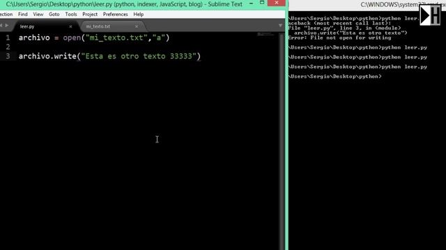 Escribir en Archivos en Python 20 [Curso de Python] смотреть онлайн