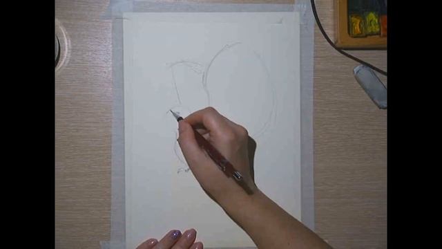 6 класс. рисунок стилизованной птицы. смотреть онлайн