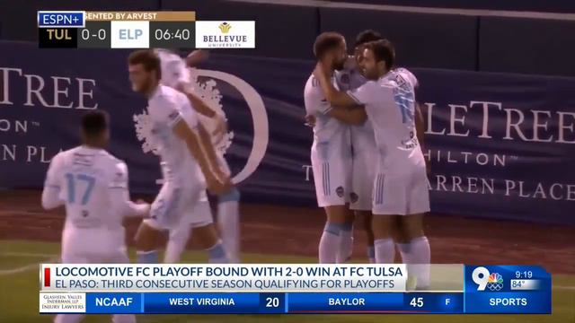Locomotive FC clinches playoff berth with 2-1 win over FC Tulsa смотреть онлайн