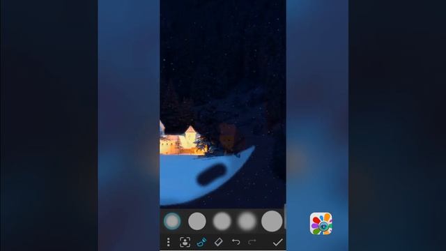 New WINTER editing with Blend at Photo Studio | Photo manipulation MAGIC MOON | TUTORIAL смотреть онлайн