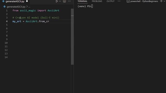 How to convert images (AI Generated) to ASCII ART in Python ? #python #asciiart #ai #coding смотреть онлайн