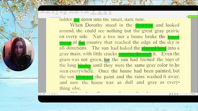 Читаем на английском "Удивительный волшебник из страны Оз" Глава 1, часть 1 (оригинал) смотреть онлайн