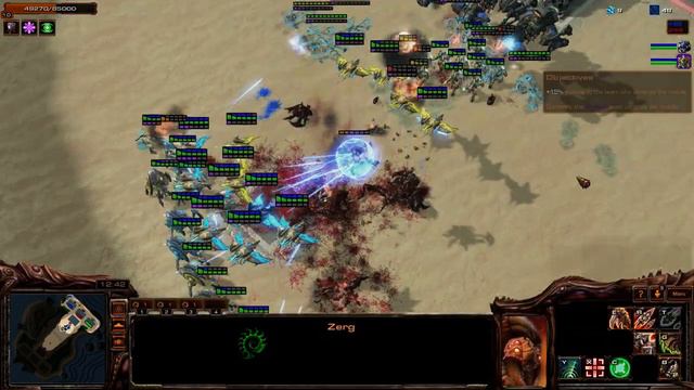Starcraft 2 Arcade | Desert Strike HotS | Zerg | Game 1 | Win | AFK Teammate смотреть онлайн
