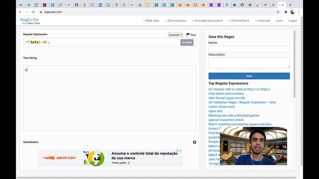 Mini-aula de Expressões Regulares (RegEx) смотреть онлайн
