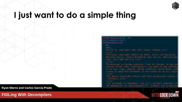 FIDLing with Decompilers Carlos Garcia Prado & Ryan Warns смотреть онлайн
