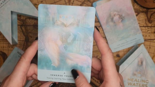 Is an oracle deck replacing my therapist? ☆ The Healing Waters Oracle Unboxing ☆ смотреть онлайн