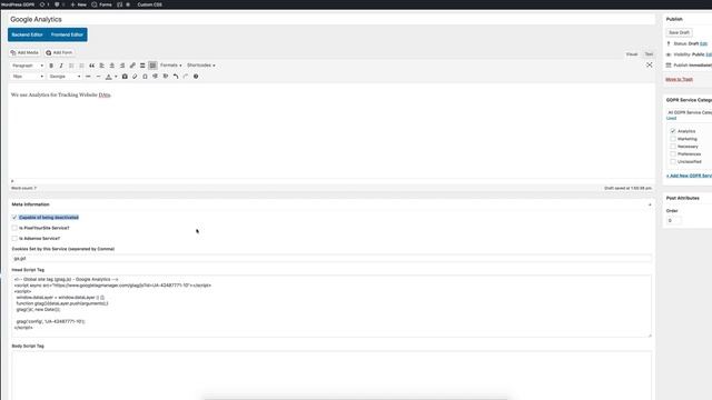 How to Work with Services WordPress GDPR смотреть онлайн