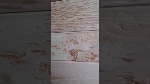 Брошированная вагонка из липы для бани от ЦПИ. Лютая красота! #shorts смотреть онлайн