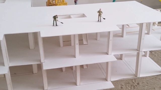 Стройка в МАСШТАБЕ. Башенный кран КБм-401П. Стройка подписчика смотреть онлайн