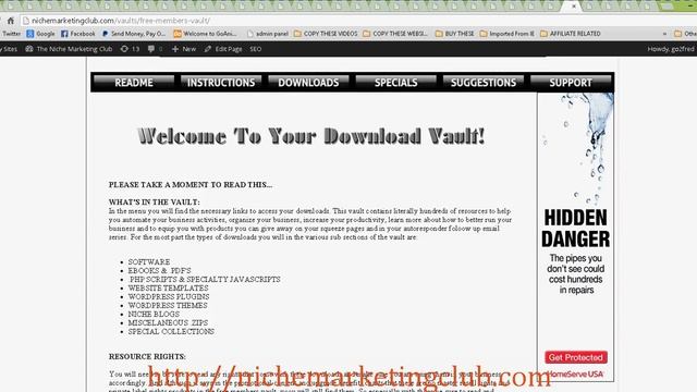 THE NICHE MARKETING CLUB TOUR OF FREE MEMBERSHIP AREA смотреть онлайн
