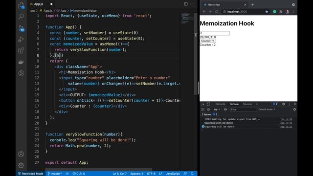 UseMemo Hook - Memoization in React JS смотреть онлайн