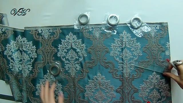Как расположить люверсы по рисунку на шторе смотреть онлайн