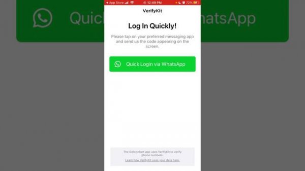 Getcontact app - how to create an account?