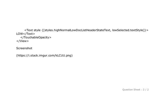Android : TouchableOpacity not working inside an absolute positioned View смотреть онлайн
