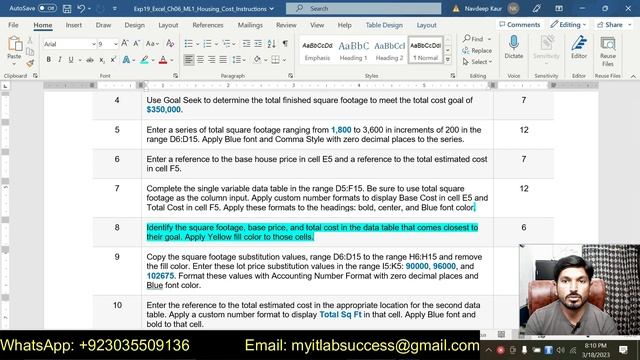 Exp19_Excel_Ch06_ML1_Housing_Cost | Excel Chapter 6 Mid-Level 1 - Housing Cost смотреть онлайн