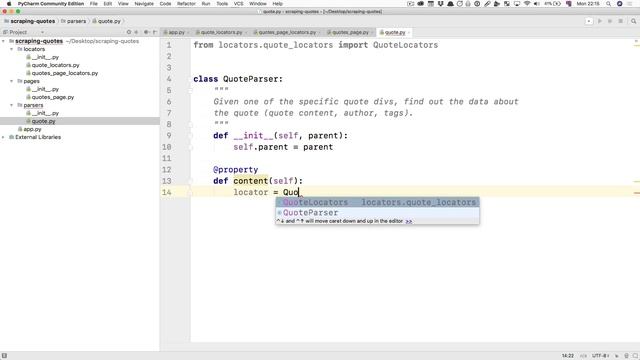 video11 10 Quotes Project 4 Crafting our quote parser смотреть онлайн