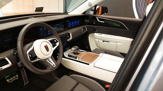 2023 Hongqi E-HS9 - Interior Exterior design смотреть онлайн