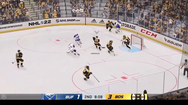 January 1,2022 Buffalo vs. Boston NHL 22 GM Connected Hockey League смотреть онлайн