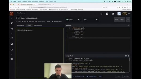 Codewars (Python?) | Regex validate PIN code | kyu7