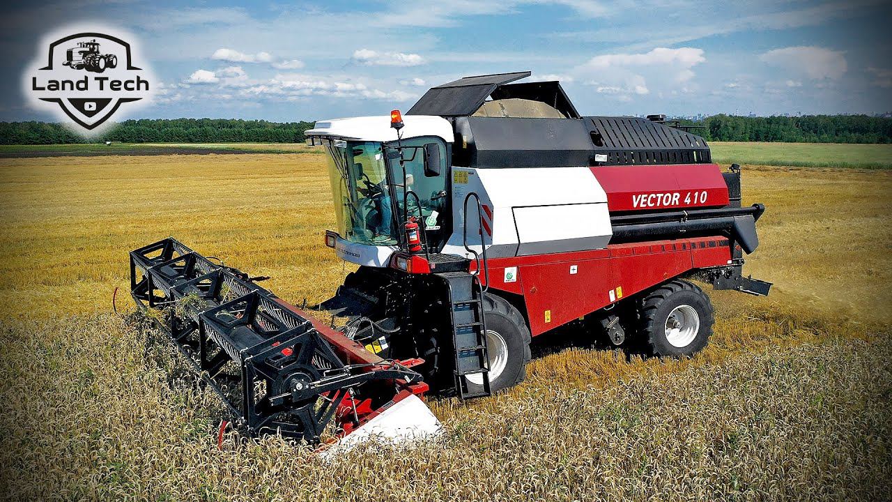 Новый комбайн VECTOR 410 теперь убирает суперэлитные сорта зерновых! Новая техника для БГАУ! смотреть онлайн