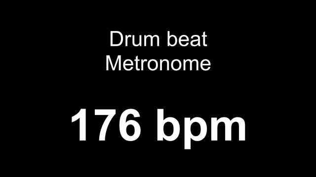 176 bpm metronome drum смотреть онлайн