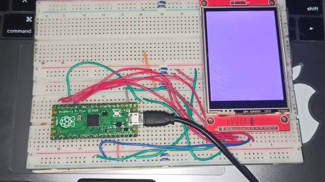 Raspberry Pi Pico with ILI9341 TFT LCD смотреть онлайн